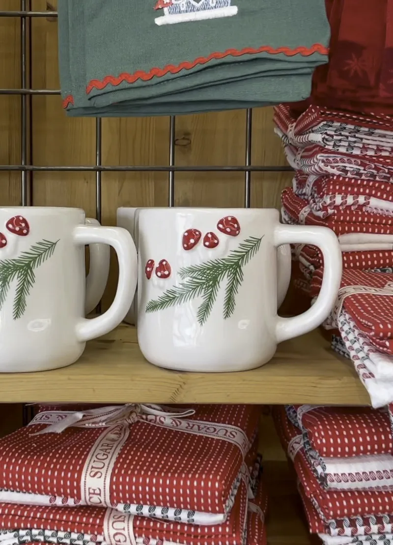 Christmas mushroom mugs are popular for Christmas 2023