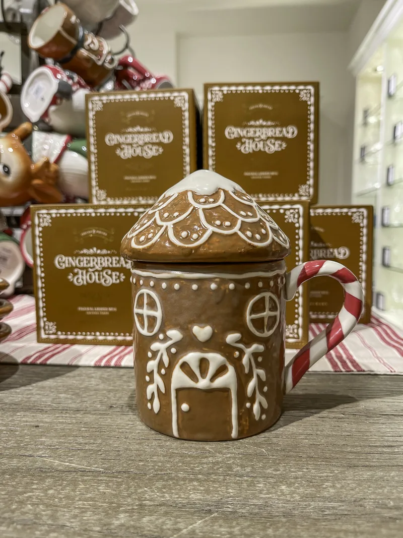 Pottery Barn viral Christmas gingerbread mug