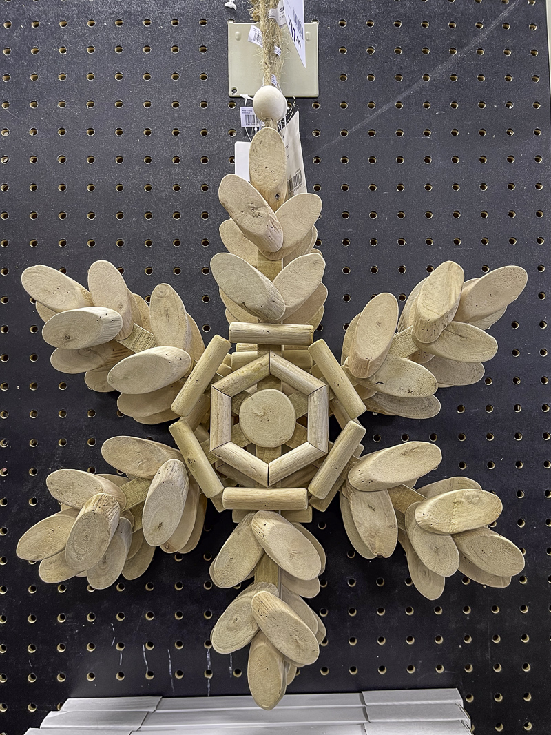Wood crafts like this wooden star