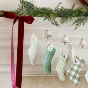 Christmas advent stocking printable craf