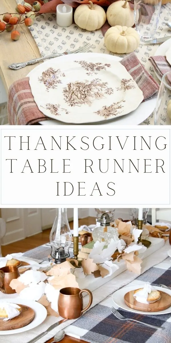 Thanksgiving table runner ideas