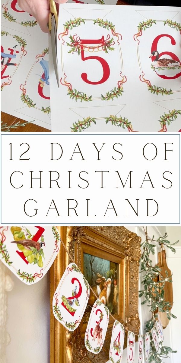 12 DAYS OF CHRISTMAS GARLAND PRINTABLE