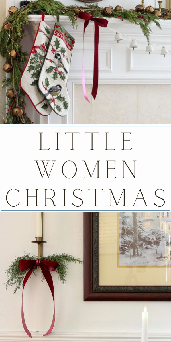 Little Women Christmas theme decor