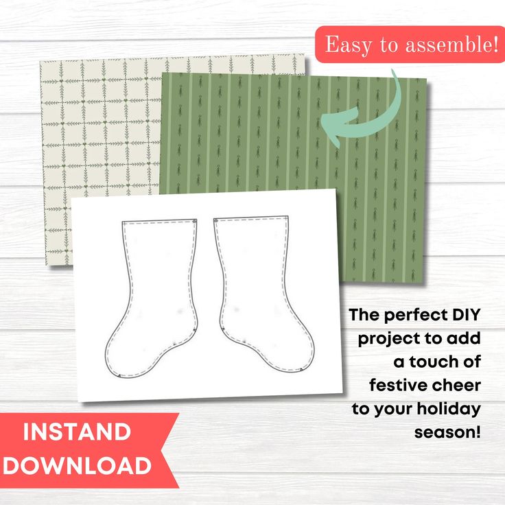 advent calendar printable stocking kit