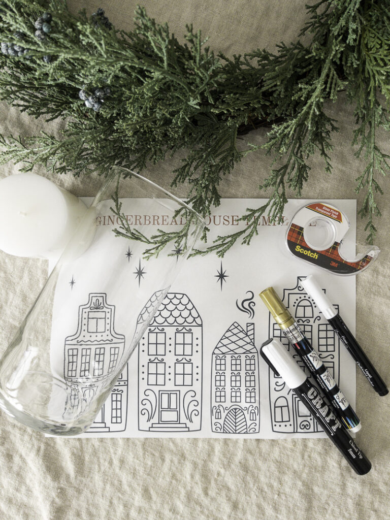 Crafting Cozy Magic DIY Gingerbread House Candle Holder