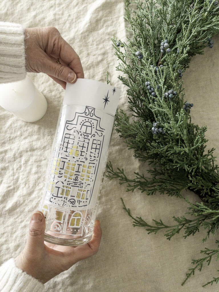 Crafting Cozy Magic DIY Gingerbread House Candle Holder