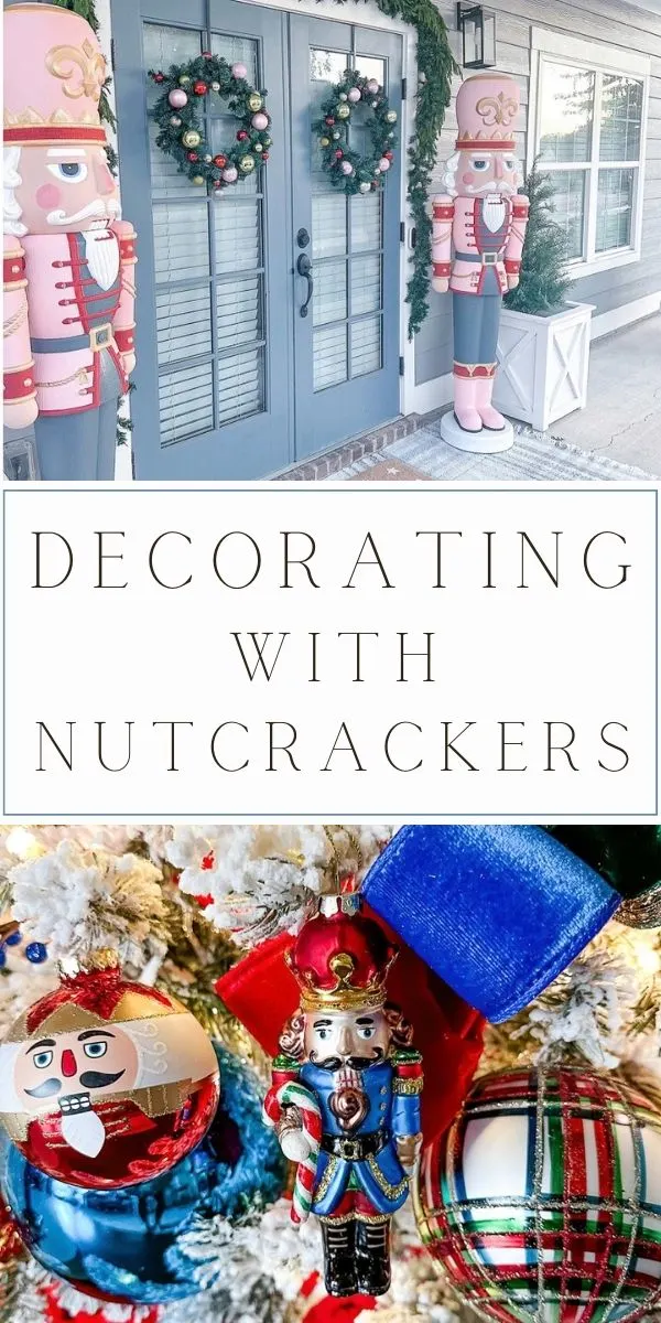 christmas decorating with nutcrackers