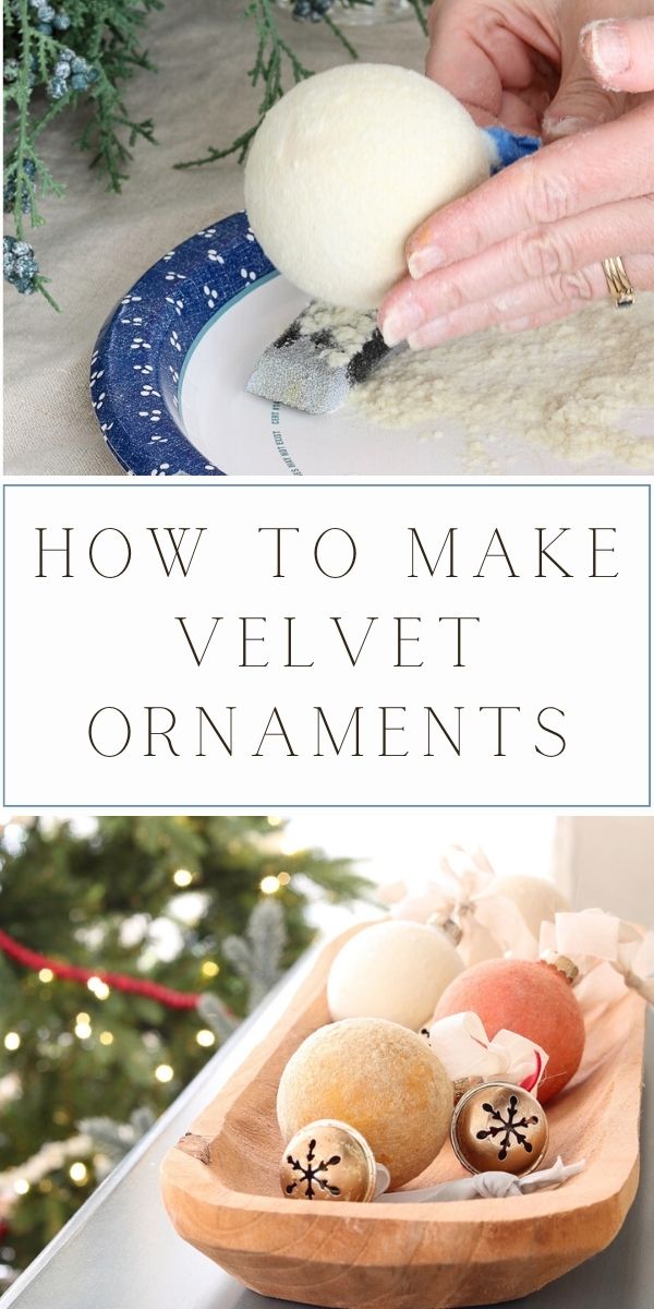 how to make velvet ornaments