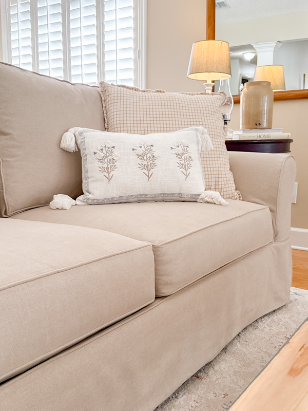 Slipcover sofa