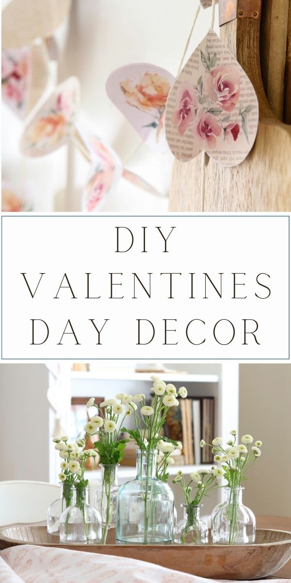 DIY Valentines day decor ideas using repurposed items and homemade Valentine decorations