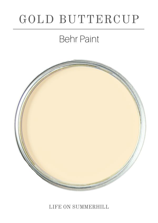 French country paint colors Gold Buttercup by Behr