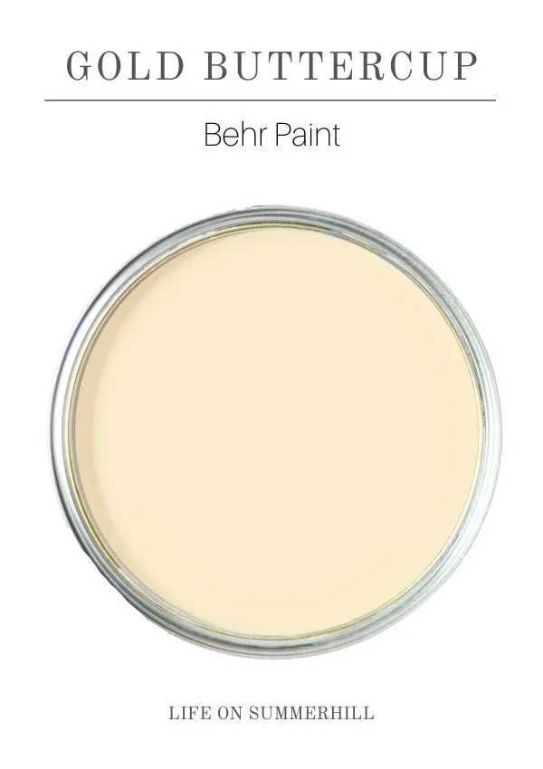 French country paint colors Gold Buttercup by Behr