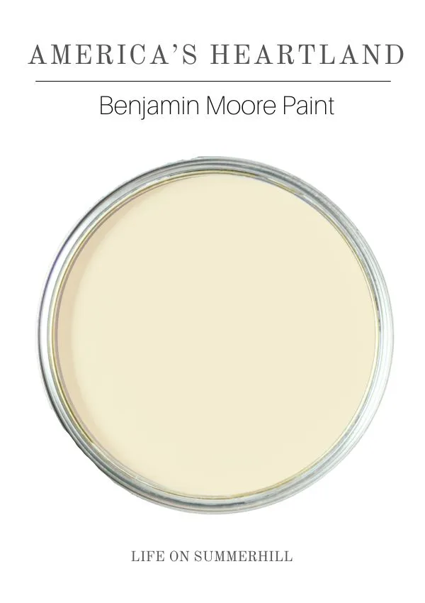 French country paint colors America's heartland by Benjamin Moore