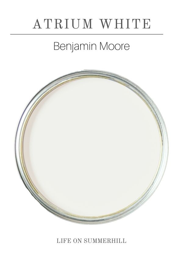 French country paint colors - atrium white benjamin moore