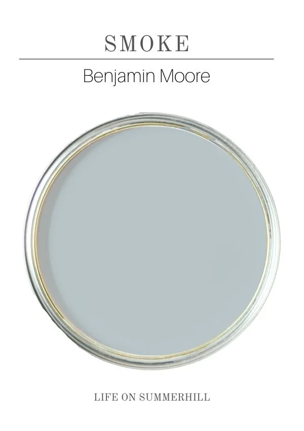 French country paint colors Benjamin Moore Smoke