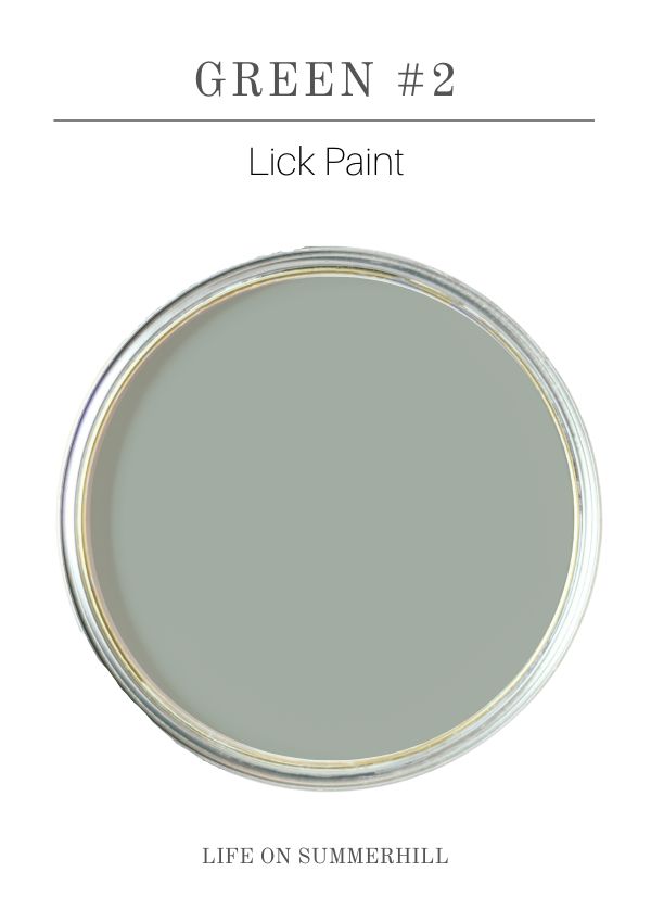 Best sage green paint color by Lick Paint Green #2