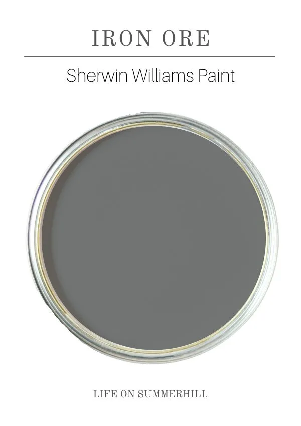 French country paint colors Iron Ore by Sherwin Williams