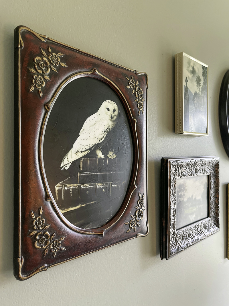 Harry Potter gallery wall (Hedwig art)
