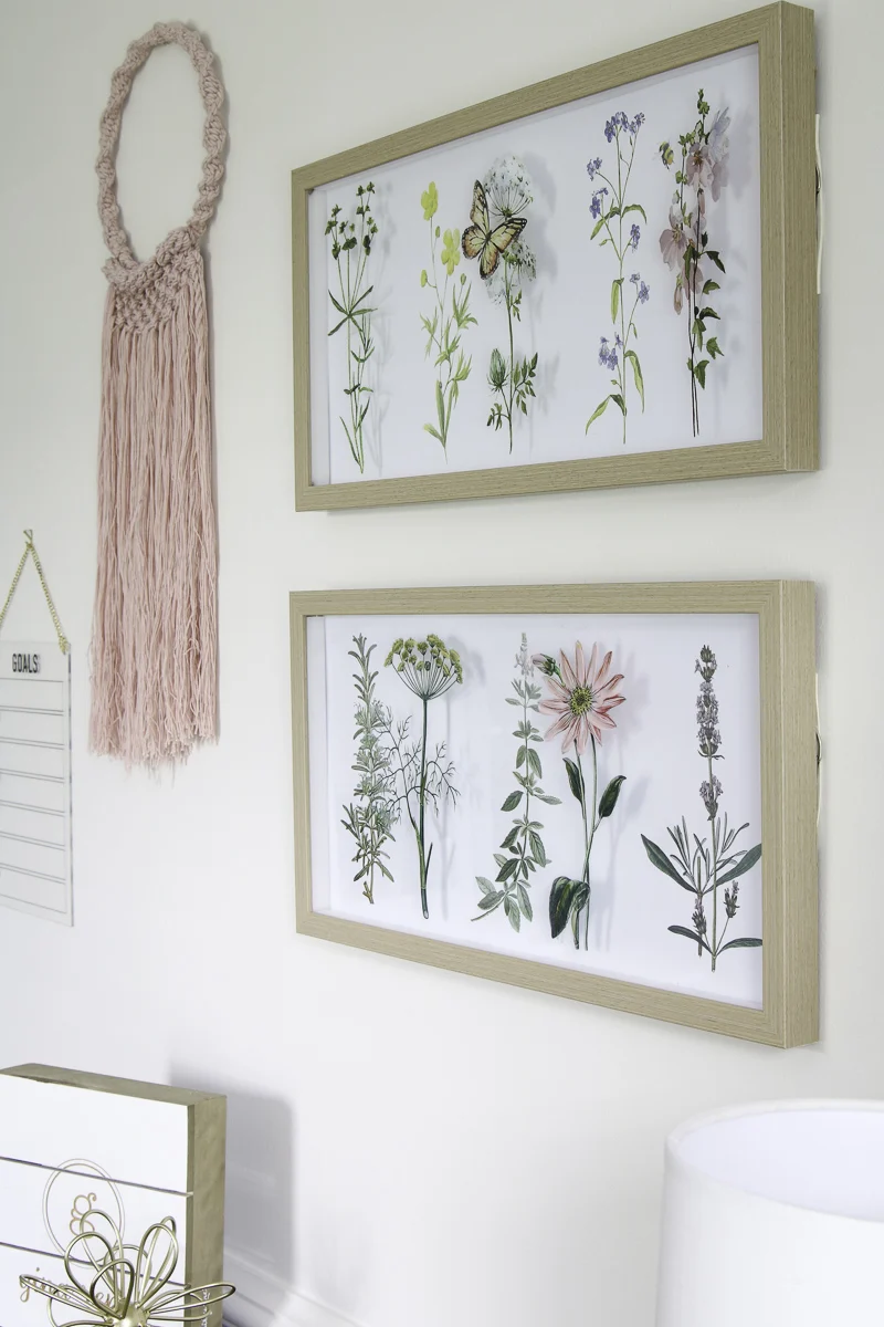 Preteen boho minimalist bedroom wall art ideas