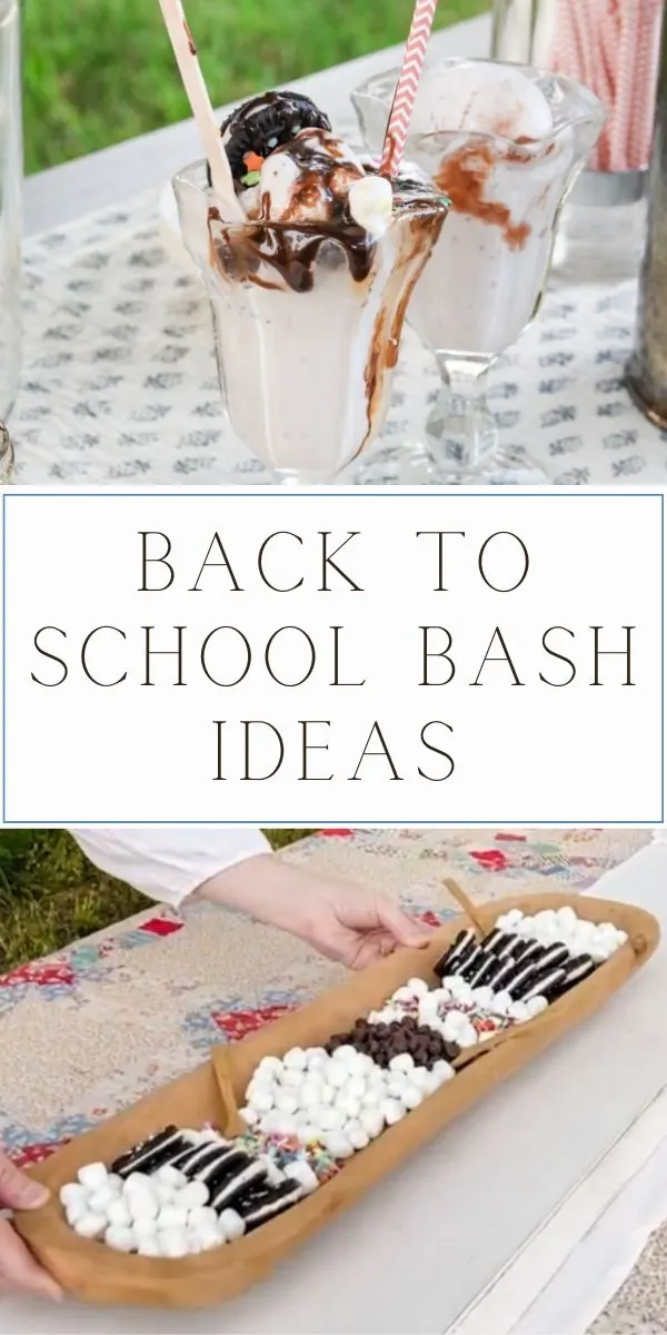 Back to school bash ideas. Party ideas for kids such as ice cream social