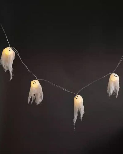 Pottery Barn dupe ghost garland