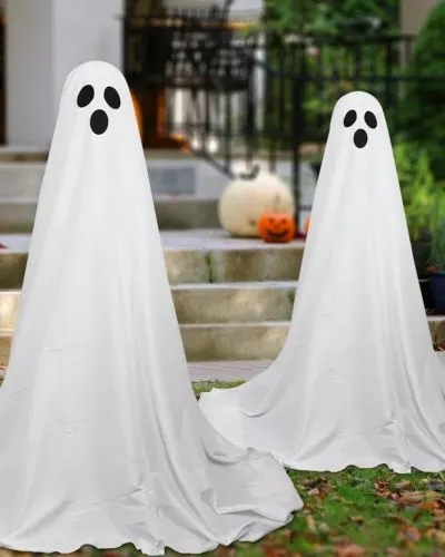 Pottery Barn dupe ghost garland