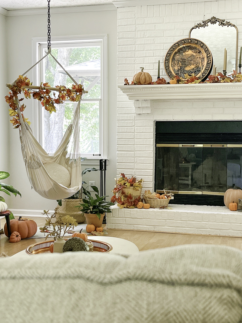 Decorating with orange and copper for fall