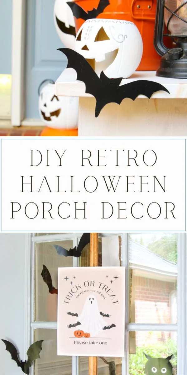 DIY retro halloween porch decoration ideas