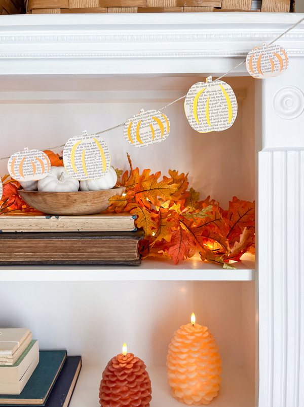 Pumpkin craft printable garland