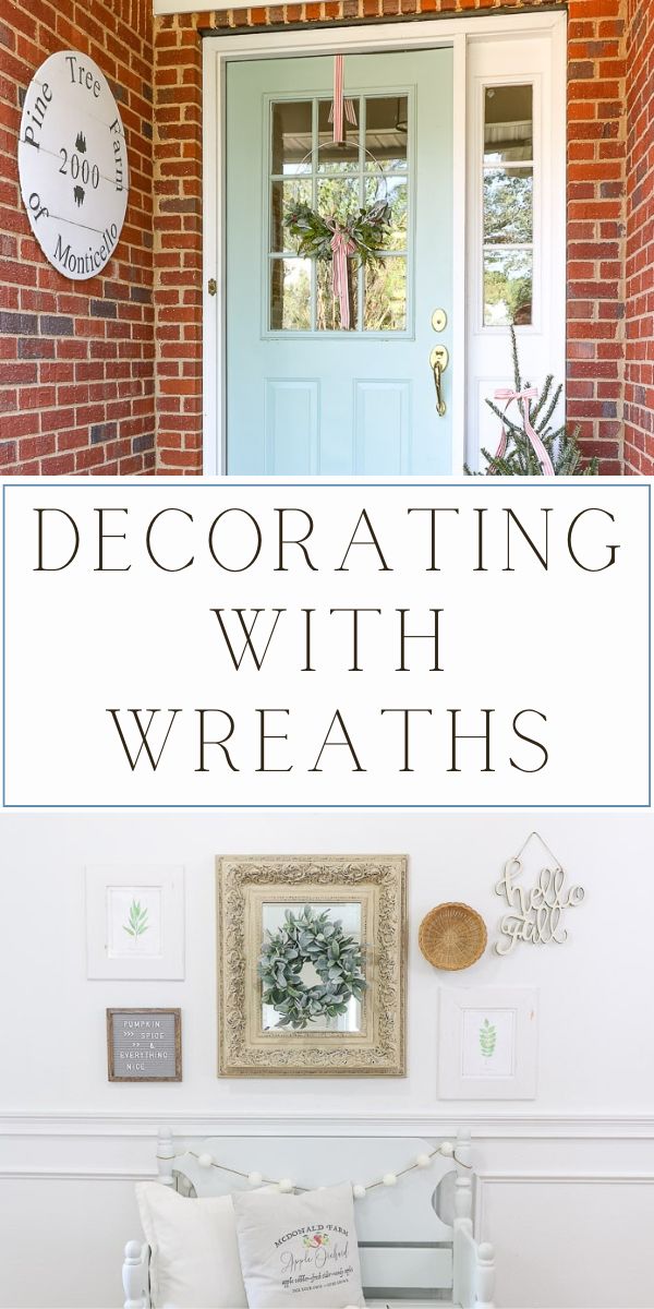 Decorating with wreaths