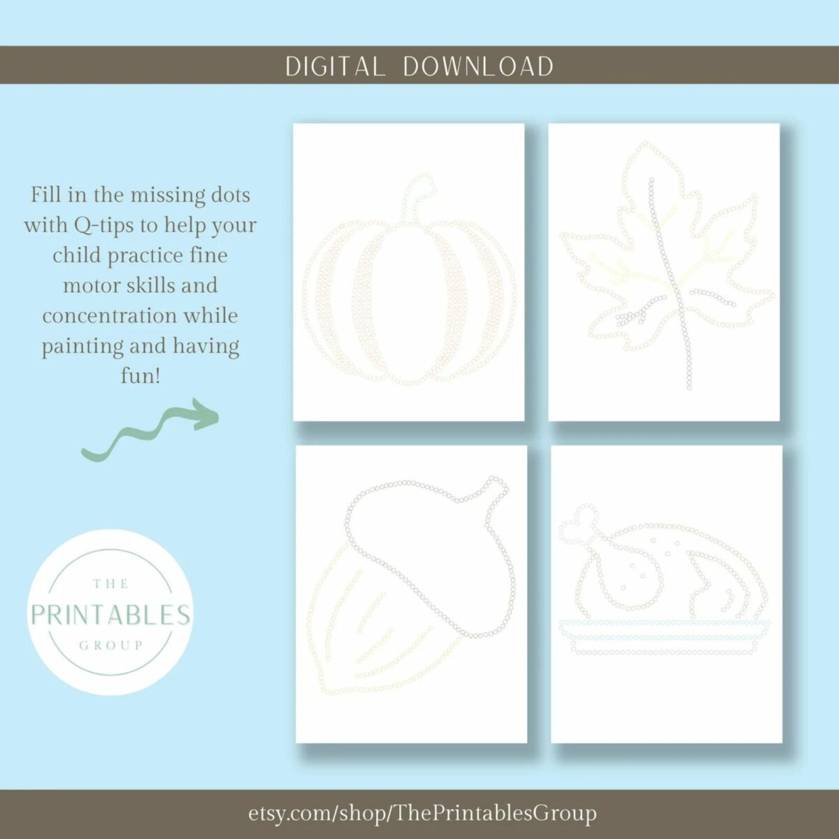 Printable pumpkin craft printable