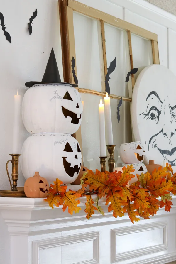 Halloween decorating with Jack o lanterns