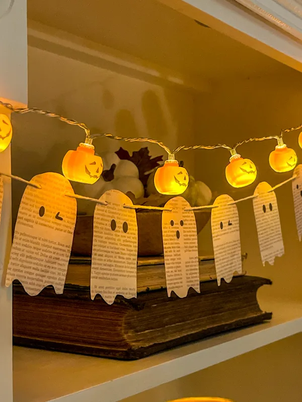 Halloween pumpkin garland string light