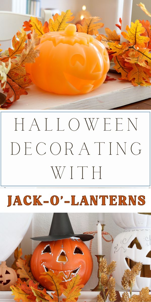 Halloween decorating with Jack o Lanterns