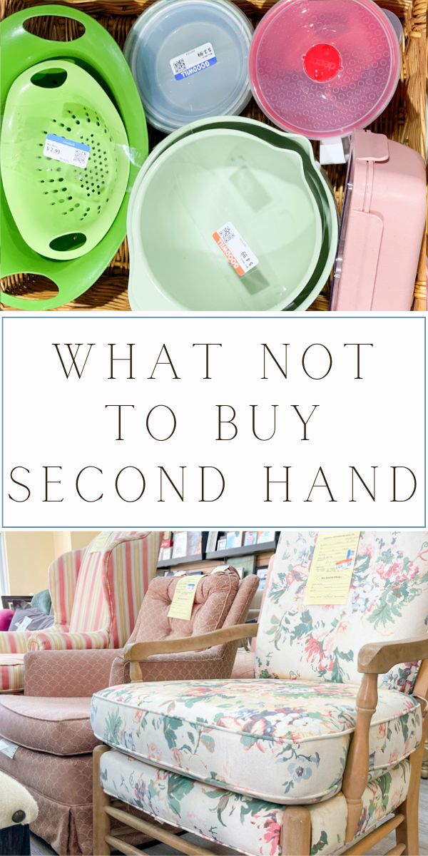 What not to buy second hand