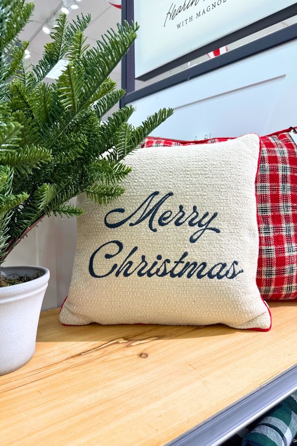 Pillows and small tree by Hearth and Hand at Target Christmas 2025