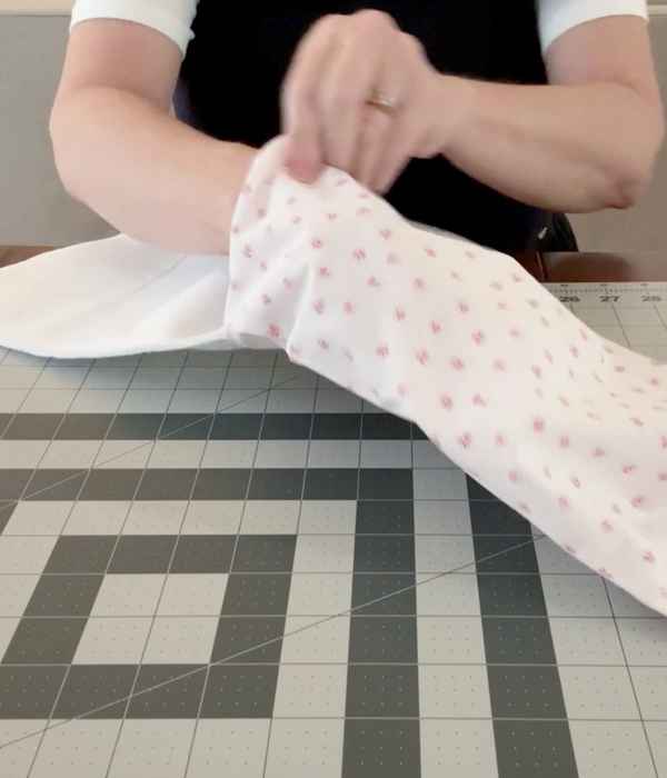 how to sew a Christmas stocking