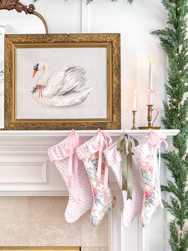 Decorating with Christmas stockings