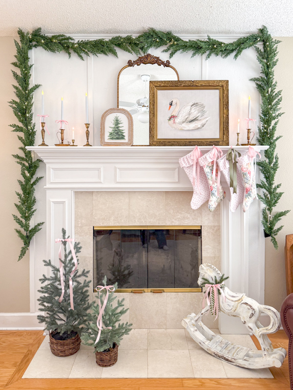 How to decorate with homemade Christmas stocking