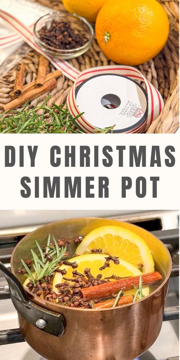 DIY Christmas simmer pot