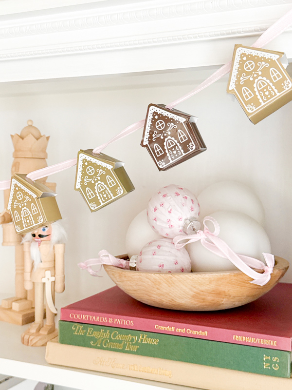 diy gingerbread house garland