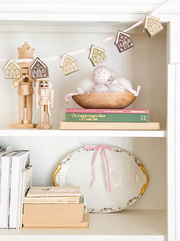 DIY 3D paper gingerbread house garland