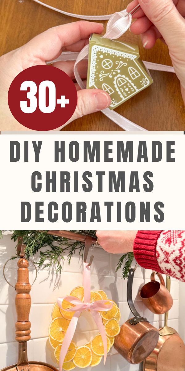 diy homemade christmas decorations