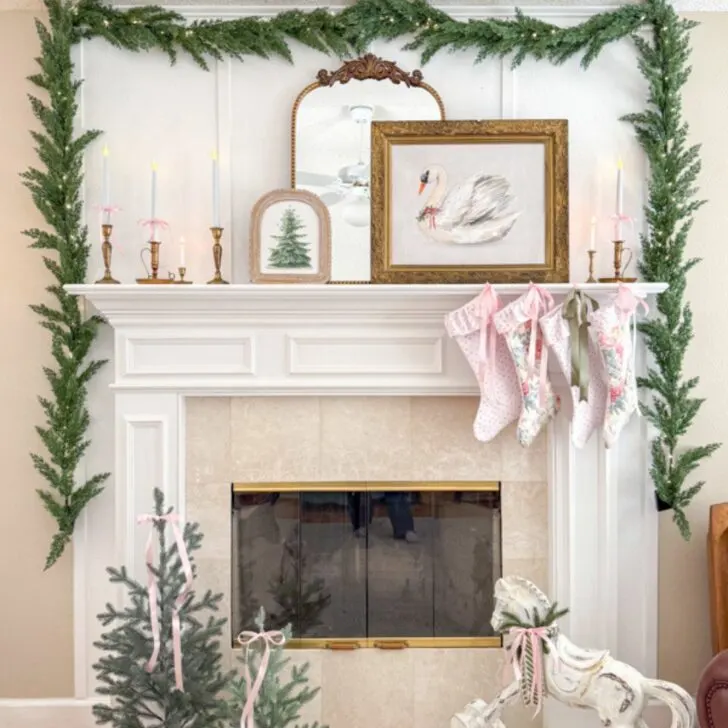 Pastel coquette Christmas home tour