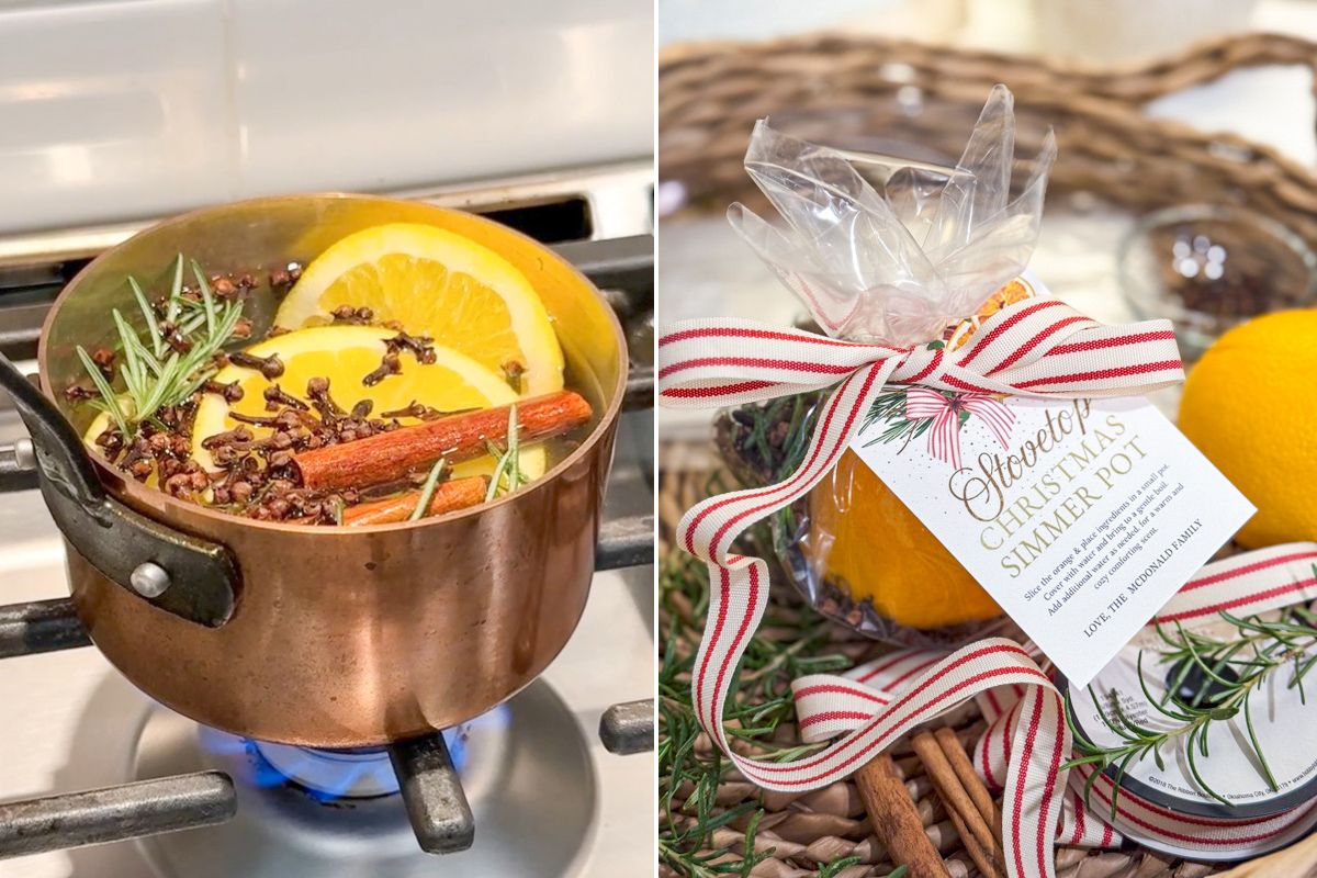 DIY Christmas simmer pot