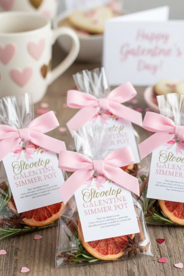 Galentine simer pot party favors