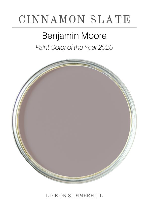 Benjamin Moore Cinnamon Slate paint color of 2025