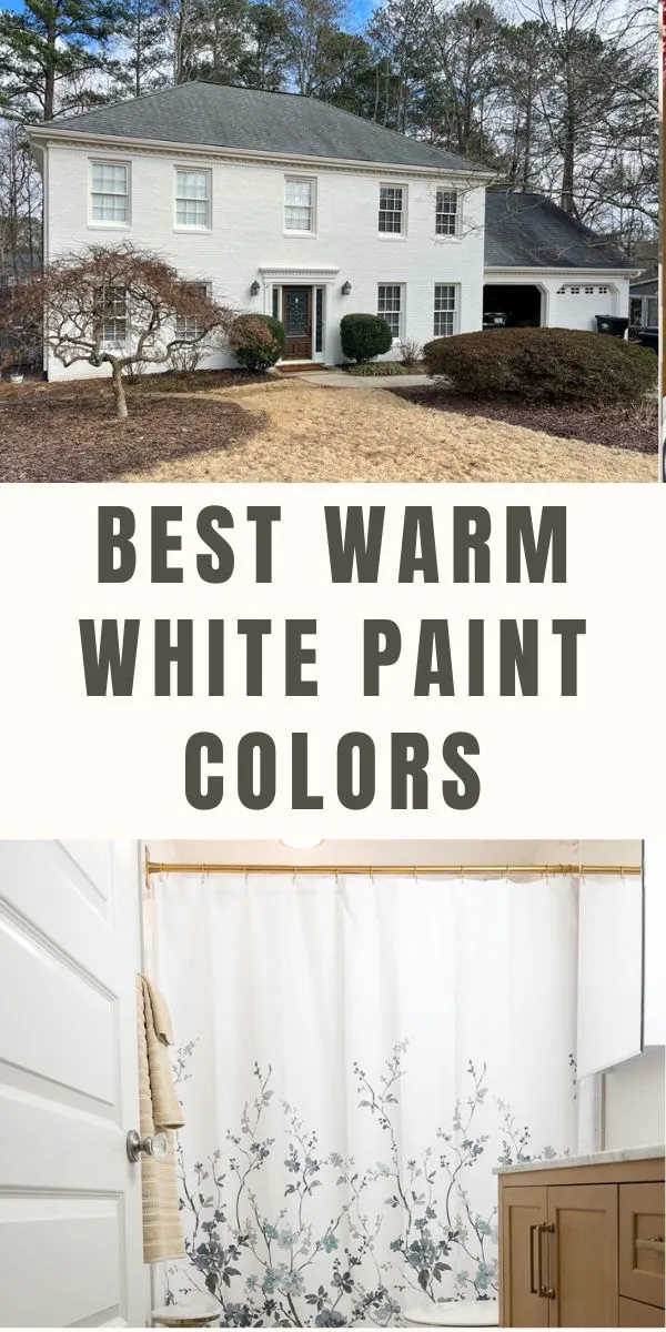 Best Warm White Paint Colors for Your Home Interior or Exterior