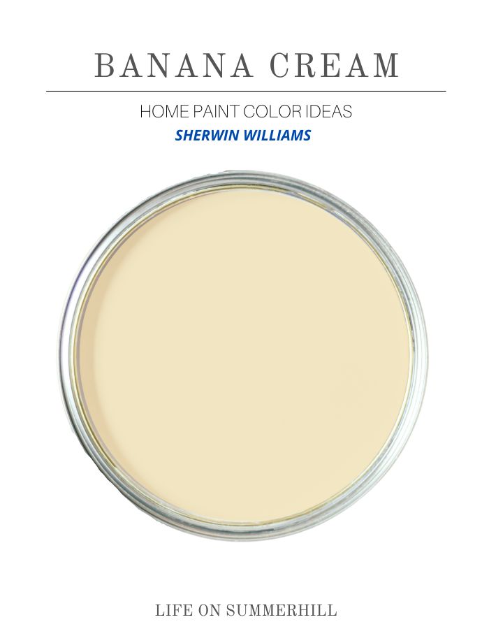 Best yellow paint color Banana Cream