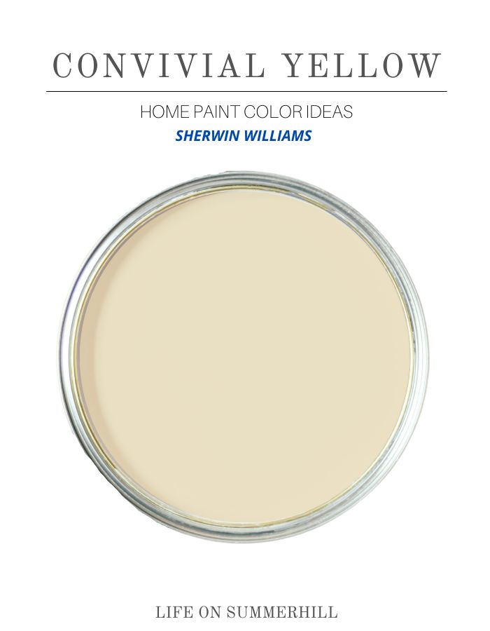Best yellow paint color Convivial Yellow